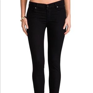 Citizens of Humanity black Avedon slick skinny leg